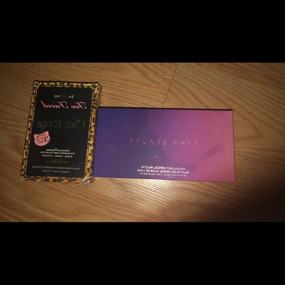 ATHR BEAUTY Moonlight Crystal Palette. Too Faced Cat Eyes Eyeshadow Palette